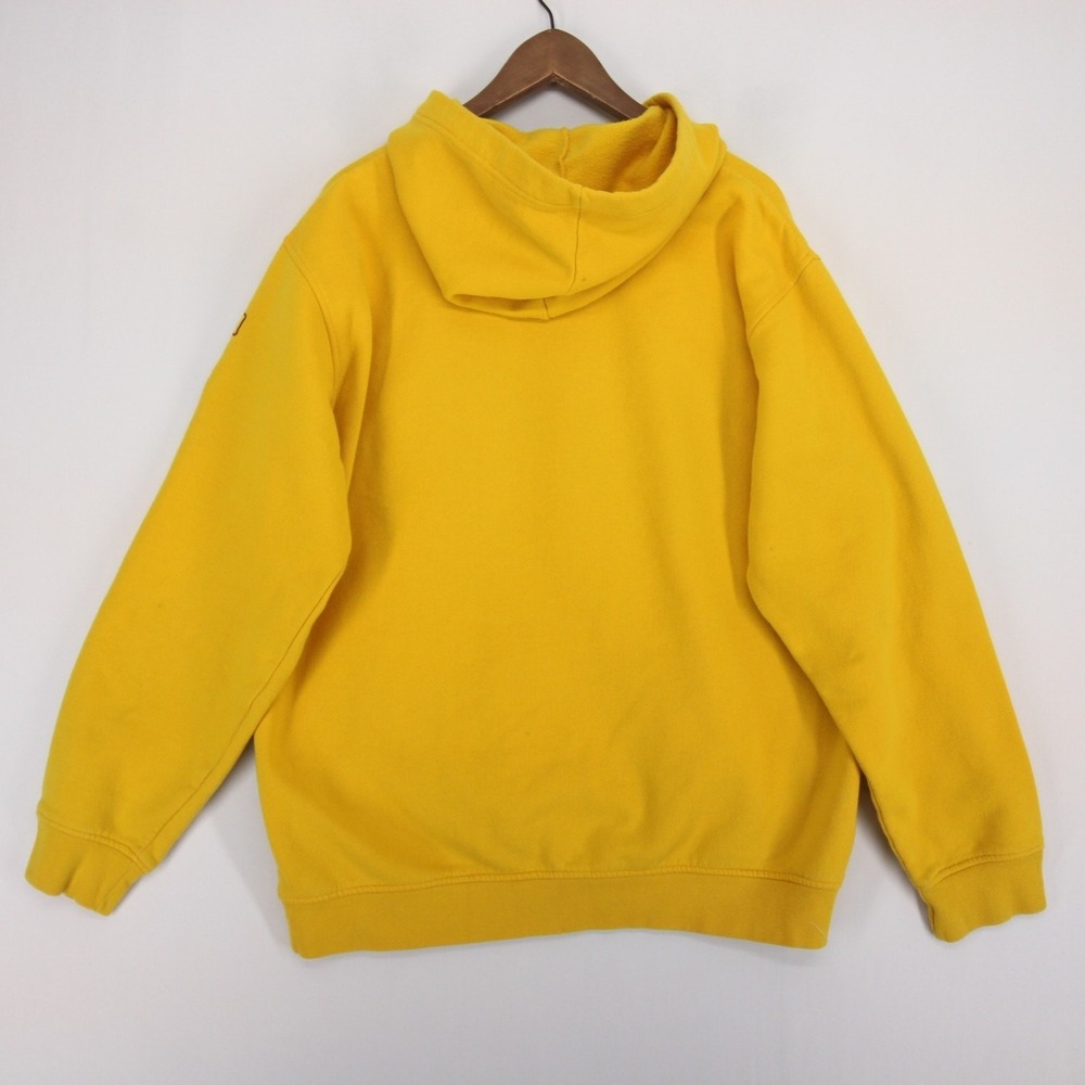 Vintage Nike Hoodie Mens XL Yellow Oregon Patches There Is No Finish Line - Picture 2 of 12